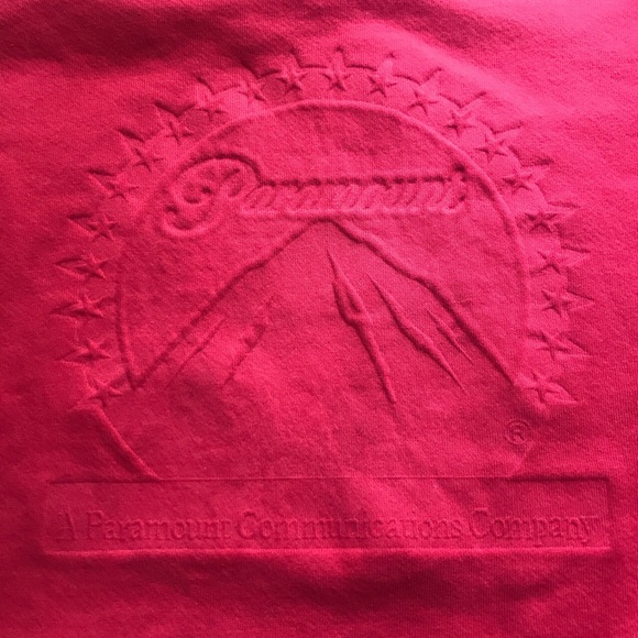 Vintage 90s red Paramount Pictures sweatshirt - Picture 4 of 4